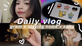 GRWM日常妆容 Daily Vlog  elynleonggg [upl. by Emee109]