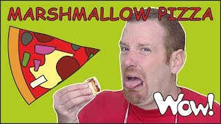 Perfect Marshmallow Pizza Story from Steve and Maggie NEW  Food for Kids Stories  Wow English TV [upl. by Drarej]