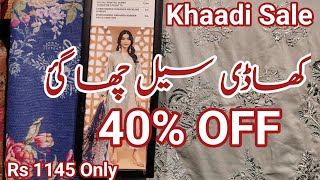 khaadi Sale Today 40 OFF  khaadi sale [upl. by Onitram130]