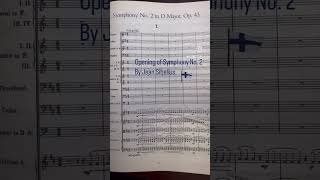 Symphony No 2 of Jean Sibelius opening [upl. by Claudina]