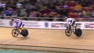 BOTTICHER v DMITRIEV Gold Mens Sprint Final Race  2013 UCI World Track Championships [upl. by Allyce770]