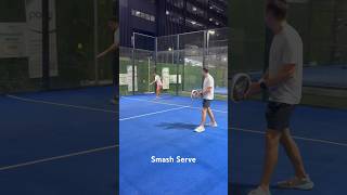 Padel smash serve Is it legal padel padelhighlights [upl. by Albert]