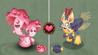 Epic Kriillby and Rare Cantorell  Eggs Elements Breeding Guide My Singing Monsters [upl. by Nyrrad754]