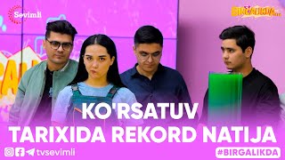 BIRGALIKDA  KORSATUV TARIXIDA REKORD NATIJA [upl. by Yrdnal]