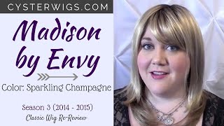 CysterWigs Wig Re Review Madison by Envy Color Sparkling Champagne S3E88 2014 [upl. by Charla990]