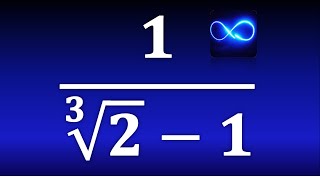 21 Racionalización del denominador de una fracción con resta de raíces cúbicas [upl. by Elbag]