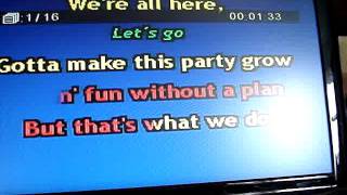 Hannah MontanaPumpin Up the Party Karaoke [upl. by Tanner]