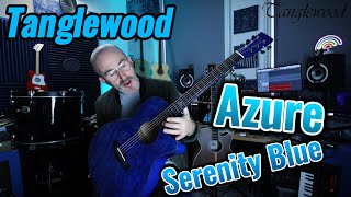 Tanglewood Azure in Serenity Blue TA4CEBL  Review w Damien Nolan [upl. by Trust988]