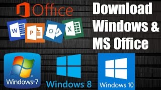 Download Windows 8  10  11 amp MS Office Free from Microsoft without Product key [upl. by Haiasi]