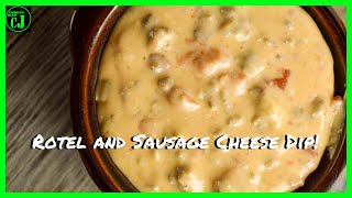 Rotel and Sausage Cheese Dip  How to make Rotel Velveeta and Sausage Cheese Dip [upl. by Pamela108]