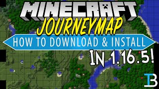 How To Download amp Install JourneyMap in Minecraft 1165 [upl. by Aicercul]