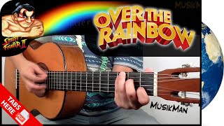 OVER THE RAINBOW 🌈  Israel Kamakawiwoole  GUITAR Cover  MusikMan N°077 [upl. by Aseen]