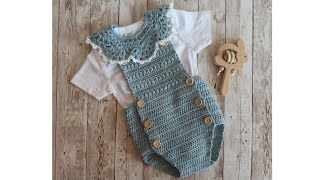 Preciosa ropa de bebé en crochet tutorial [upl. by Kroll]