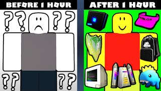 how many FREE ACCESSORIES can I get in 1 Hour Roblox [upl. by Griz273]