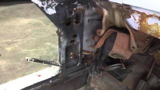 Corvette C3 Birdcage Rust Repair Part 1 [upl. by Enirok908]