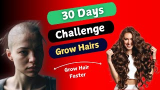 Scientifically proven ways to grow thicker hair  Regrow hair naturally in 30 days at home [upl. by Nongim592]