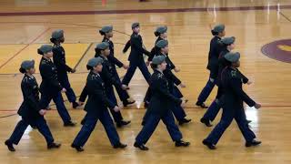 Union HS Army JROTC Unarmed Regulation at Central Regional Drill Competition 2019 [upl. by Gerek802]