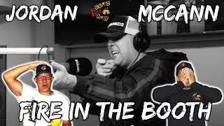 THE BEST FITB THUS FAR  Americans React to Jordan McCann  Fire in the Booth [upl. by Wilie]