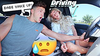 PASSING OUT WHILE DRIVING PRANK ON HUSBAND [upl. by Etram]