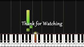 The Scientist  Coldplay  Slow One Hand Piano [upl. by Dlaregztif]