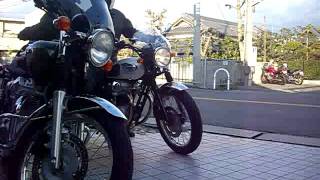 Legendary Battle 伝説バトルW800 VS W650 Kawasaki [upl. by Nohj904]