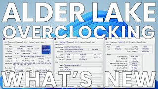 Alder Lake Overclocking Whats New COMPLETE GUIDE [upl. by Claudie24]