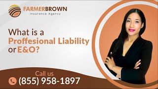 What is Professional Liability or EampO Coverage [upl. by Namor]