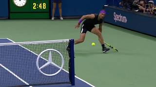 Rafael Nadal Goes AROUND the Net Against Marin Cilic  US Open 2019 Hot Shot [upl. by Zelde]