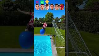 Theo VS Zlatan VS Palmer VS Messi VS Havertz VS Ronaldo Fantastic Pool Moments😱 [upl. by Elimac]