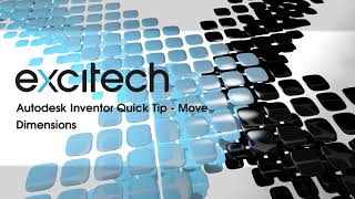 Autodesk Inventor Quick Tip  Move Dimensions [upl. by Edythe]