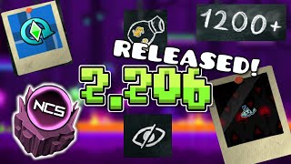 GEOMETRY DASH 2206 IS HERE  EVERYTHING EXPLAINED [upl. by Mccord]