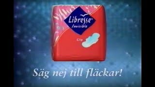 Libresse inget läckage TV3 reklam 30 Aug 1998 [upl. by Adimra]