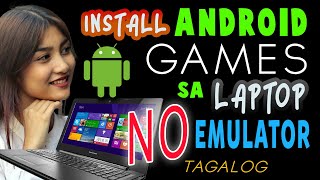 How to Install Android Apps and Games in Windows PC with and without Emulator [upl. by Yrrad]