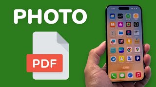 How To Turn iPhone Photo Into PDF [upl. by Drewett]