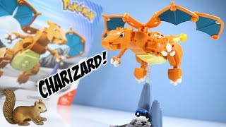 MEGA Construx Pokemon Charizard Speed Build Toy Review [upl. by Ricarda]