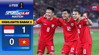 HIGHLIGHT BABAK 2 INDONESIA VS VIETNAM WORLDCUP QUALIFIERS 2026 [upl. by Aicilef947]