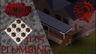 PLUMBING A SINK amp RAIN COLLECTOR  PROJECT ZOMBOID [upl. by Aelem404]