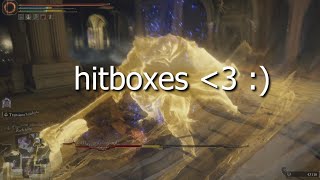 1 Minute of Beautiful Elden Ring Hitboxes [upl. by Gower826]