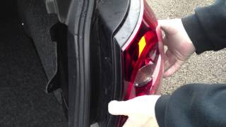 VW Golf Mk5 rear bulb change or lamp unit [upl. by Attayek909]