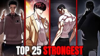 Lookism Top 25 Strongest [upl. by Thibault]