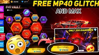 New Cobra Mp40 200 Diamond 💎 Spin Trick 😍  Evo Vault Me Kitna Diamond Lagega  Free Fire New Event [upl. by Bowrah]