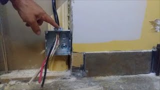 How To Install Electrical Box For 240 Volt Range outlet  DIY  Step By Step [upl. by Redleh413]