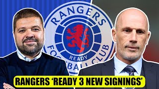 Rangers READY 3 New Signings As Nils Koppen Jets Out After Agreeing 2 Deals Ahead Of The Window [upl. by Mehalek]