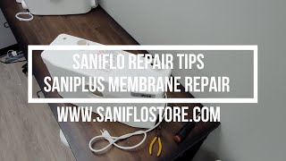 SANIFLOSTORE REPAIR TIPS SANIPLUS MEMBRANE REPAIR [upl. by Ladiv]