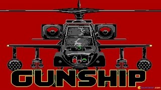 Gunship gameplay PC Game 1986 [upl. by Zerat]