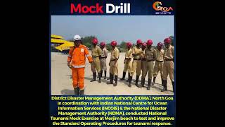 Mock drill at Morjim beach [upl. by Pincince]