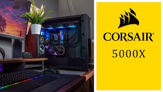 CORSAIR 5000X  PC Build [upl. by Ahsiekat]