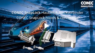 CONEC Snaplock Hauben amp SteckverbinderCONEC Snaplock Hoods amp Connectors [upl. by Ydollem654]