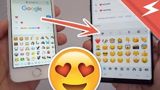 EMOJIS de IPHONE en ANDROID Emojis iOS 121 [upl. by Modern]