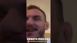 Renato Moicano promises to knockout Justin Gaethje of they fight ufc [upl. by Enairda]